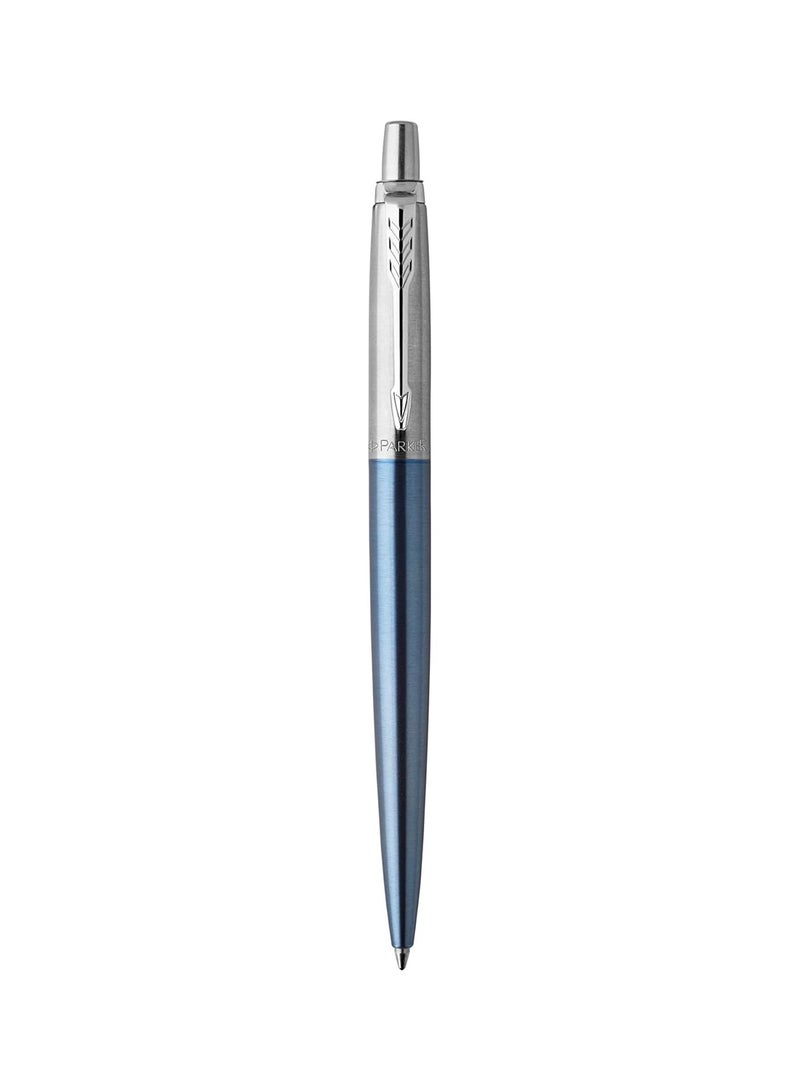 PARKER 1-Piece Jotter Ballpoint Pen Blue Ink Medium Tip Waterloo Blue Barrel - Image 3