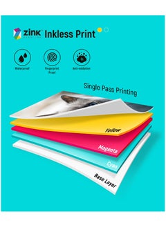 Liene Zink Photo Paper 2x3″ 50 Sheets, Premium Photo Printer Paper, Adhesive Back, Waterproof, Smudge Proof, Tear Proof, Instant Photo Paper Compatible, 2x3 Inch Photo Printer Scrapbook  - Image 2
