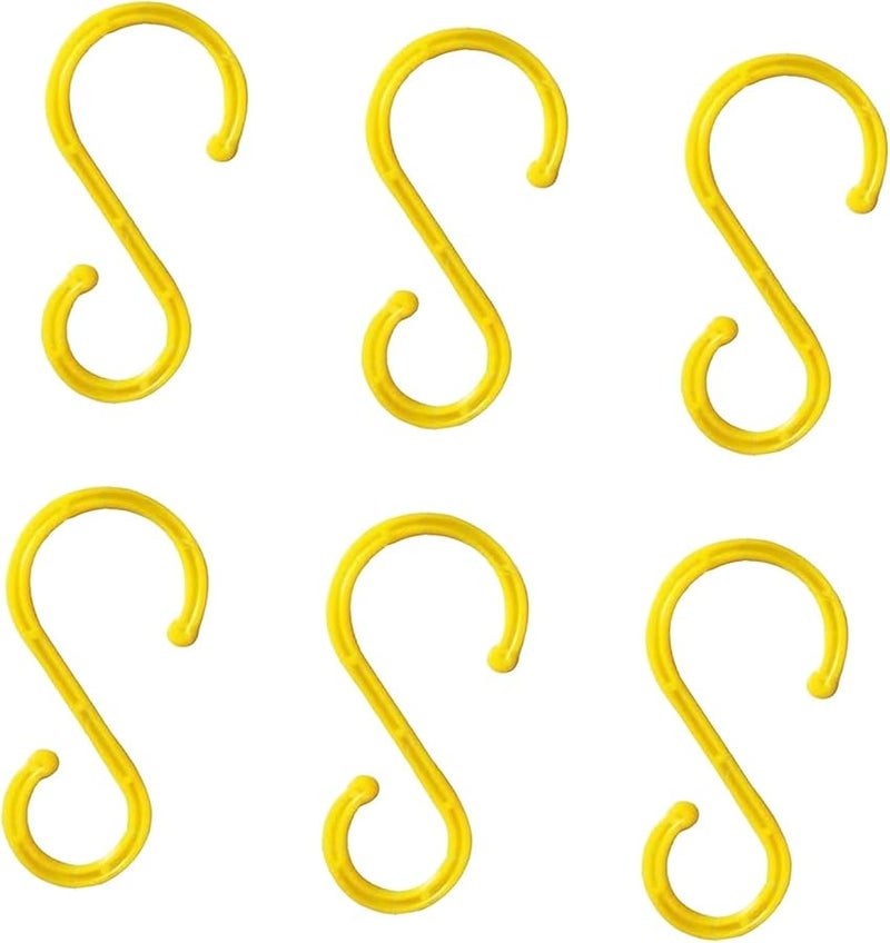 6 حزمة من خطافات الكابلات المعزولة من مادة ABS مقاس 13x6.5 سم لإدارة الأسلاك الثقيلة للمكتب المنزلي - Image 1