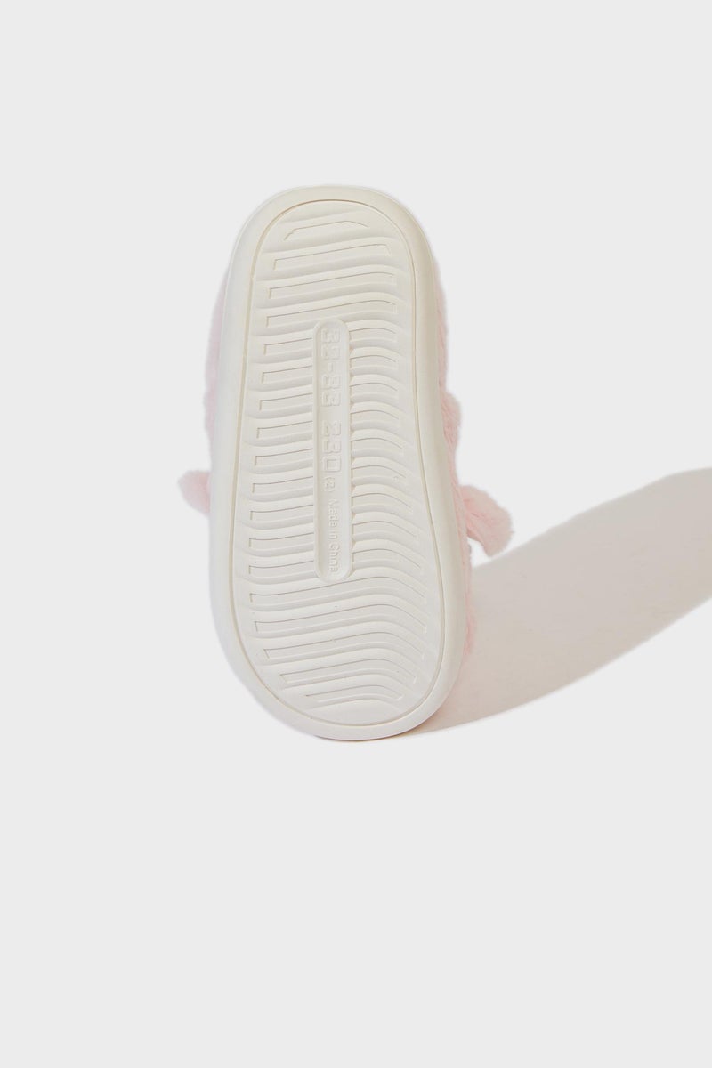 DeFacto Pink Girl Girl Flat Sole Home Slippers Casual - Image 5
