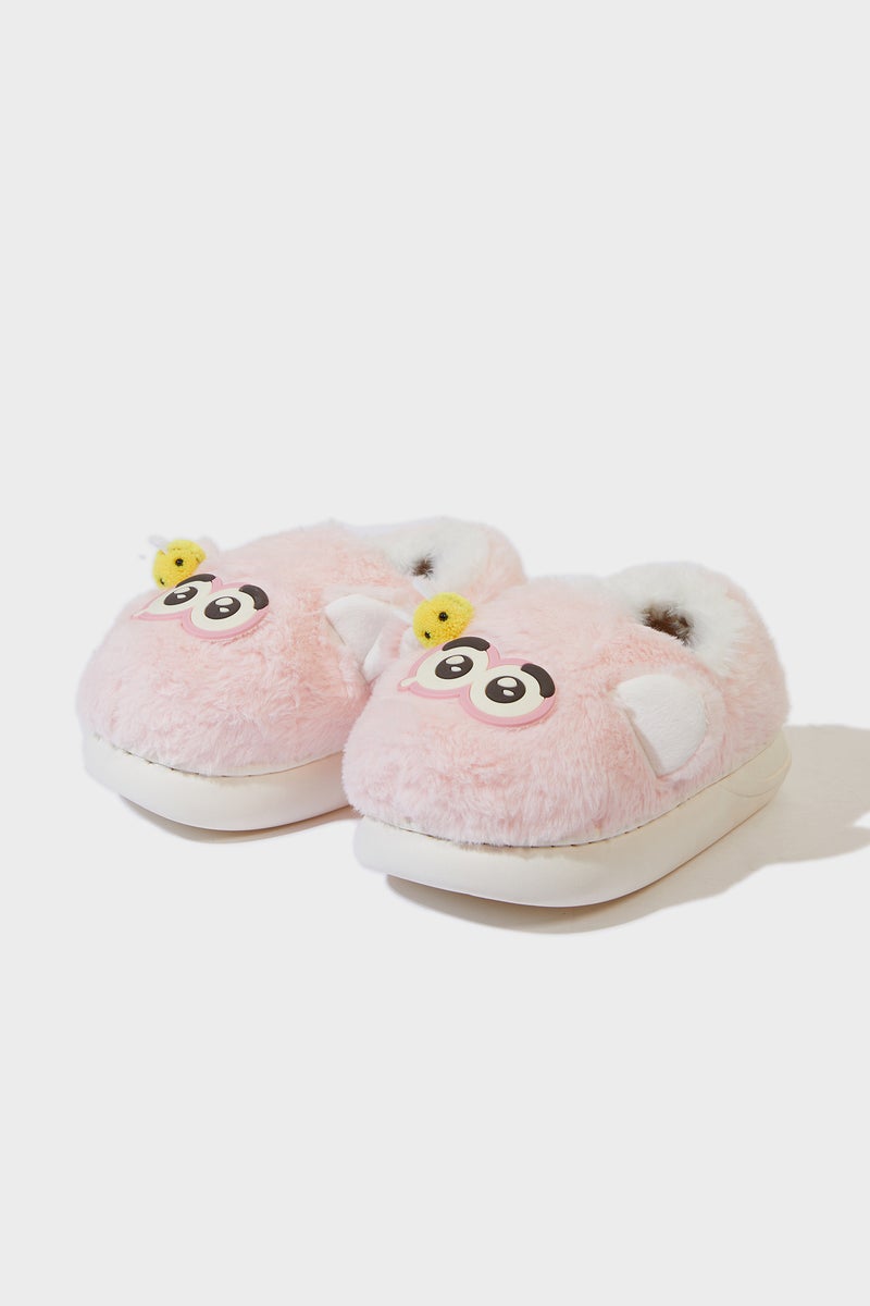 DeFacto Pink Girl Girl Flat Sole Home Slippers Casual - Image 1