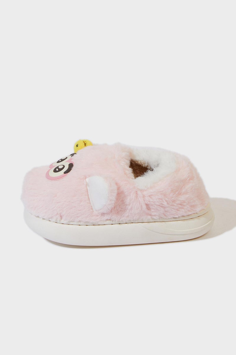DeFacto Pink Girl Girl Flat Sole Home Slippers Casual - Image 3