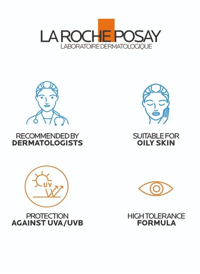 LA ROCHE-POSAY La Roche-Posay Anthelios UVMune 400 Oil Control Invisible Fluid Sunscreen SPF 50+ for Oily Skin 50ml