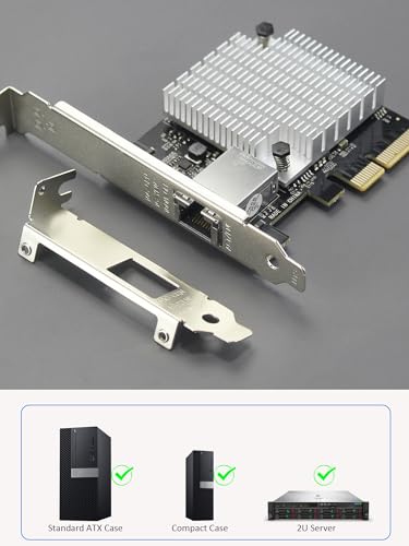 GLOTRENDS ST7357 10Gb Network Card with RJ45 Port, Marvell AQC107 Controller, PCIE 3.0 X4 Interface - Image 5