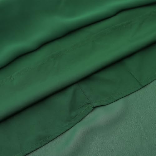 Noomelfish Noomlfish Kids Chiffon Pleated Long Skirts Boho Maxi Party Flower Girl Dress, Dark Green, Size 9-10 Years - Image 4