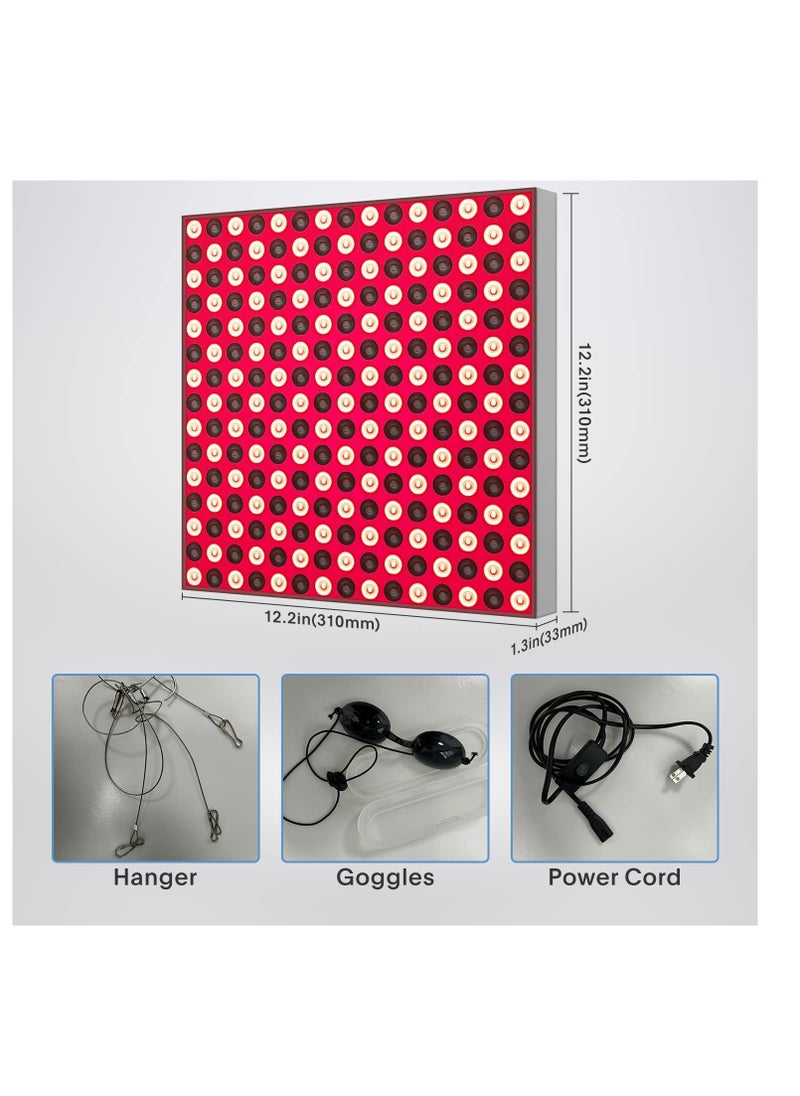 SYOSI - Red-Light-Therapy, LED 660nm and Near Infrared 850nm Light Combo-Red Light Therapy Device for Face Body Skin - Image 1