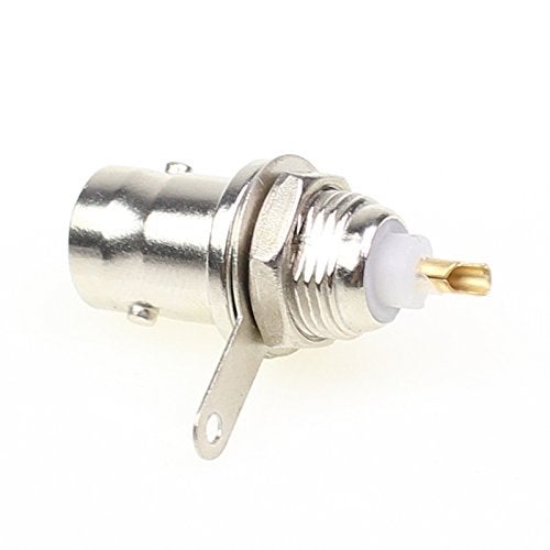 exgoofit BNC Female Nut Bulkhead Panel Connector 20-Pack Solder Jack Adapters for Monitor Equipment RG58 RG59 RG6 RF Coaxial Cable Welding Machine - Image 5