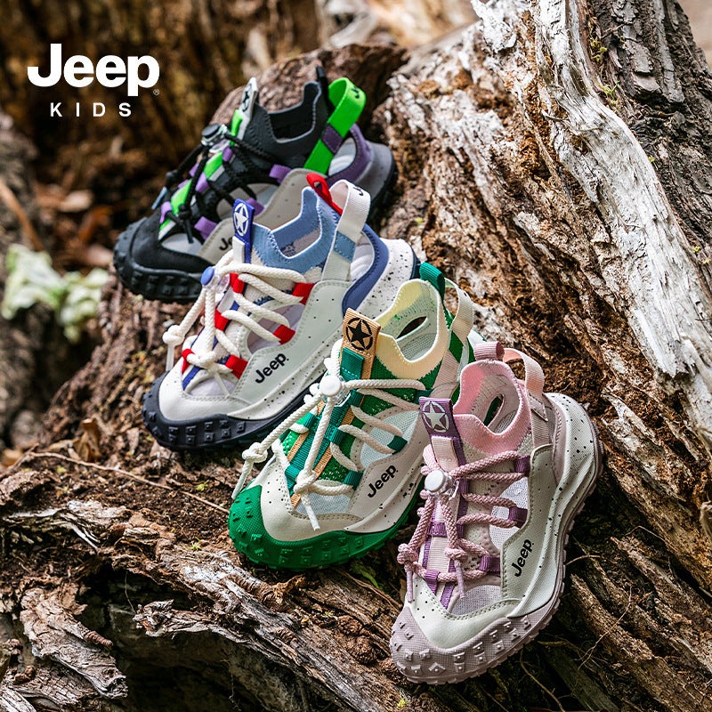 Jeep Kidsren'S Sandals Boys' Shoes Wading Sports Shoes Boys Summer Girls Beach Shoes - Image 5