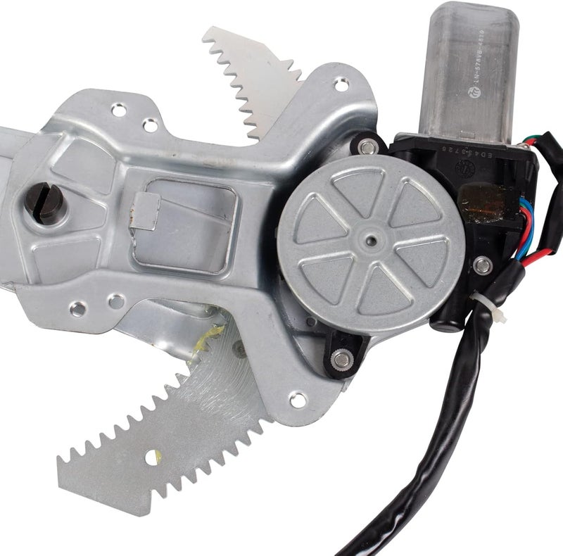 TRQ Front Left Power Window Regulator & Motor Assembly Drivers Side Compatible with 1997-2001 Honda CR-V HO1350110 - Image 4