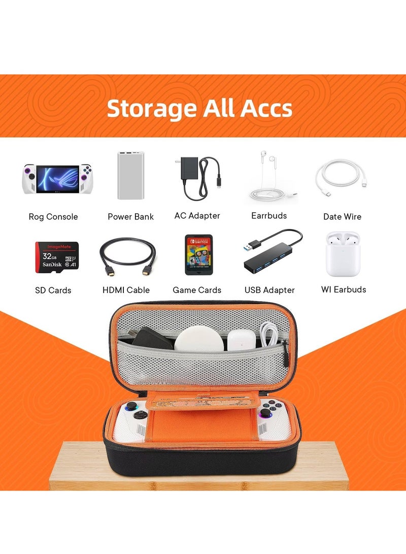 SYOSI Hard Carrying Case for ASUS ROG Ally, Waterproof Storage Bag Compatible with New Rog Alloy Handheld Game Consoles, Handheld Console Gaming Accessories Carrying Bag, EVA Travel Storage Case - Image 2