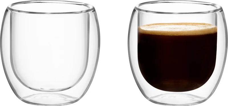 Madame CoCo Moulins 2-Piece Double Glass Cup 100 ml