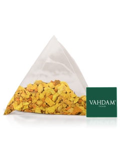 VAHDAM Turmeric Ginger Herbal Tea 15 Teabags (30g)  - Image 3