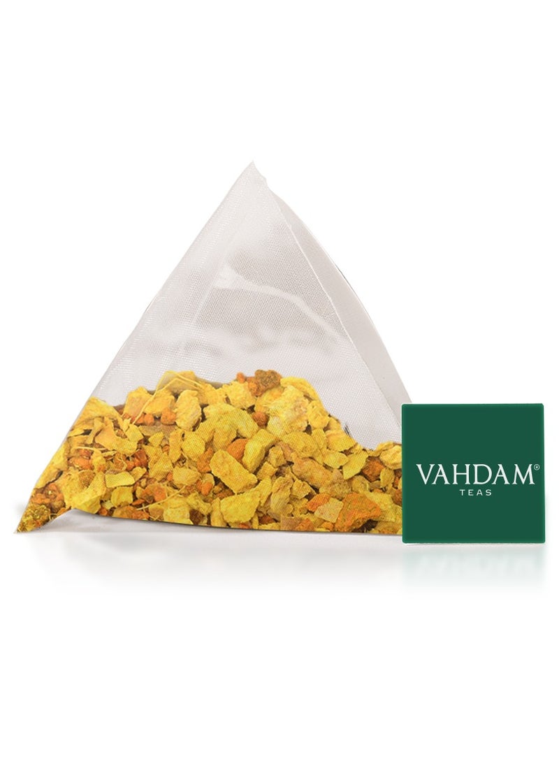 Vahdam - Turmeric Ginger Herbal Tea 15 Teabags (30g) - Image 1