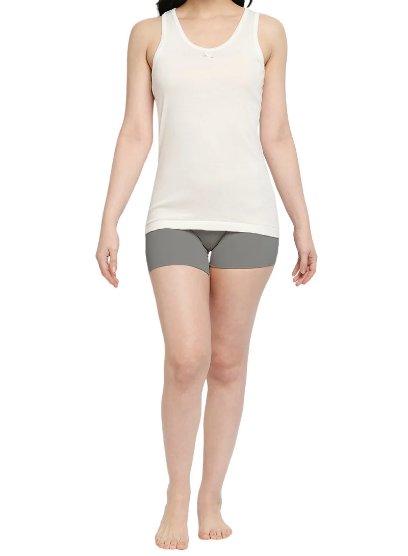 BYC GIRLS COTTON VEST (PACK OF 3) - IVORY
