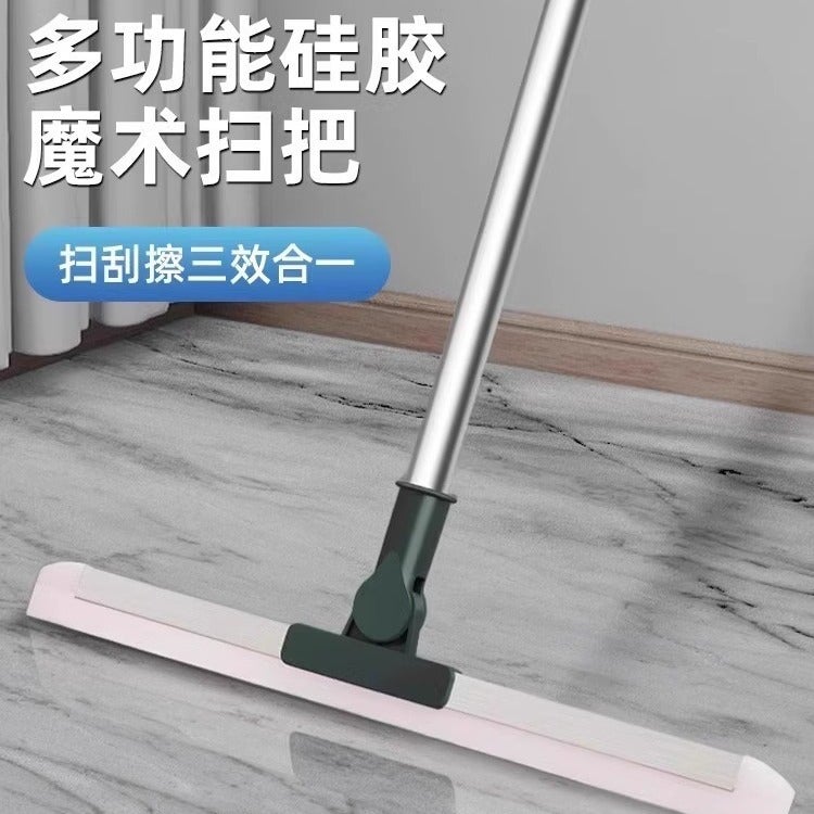 Multifunctional Silicone Squeegee Broom [50cm retractable pole] - Image 5