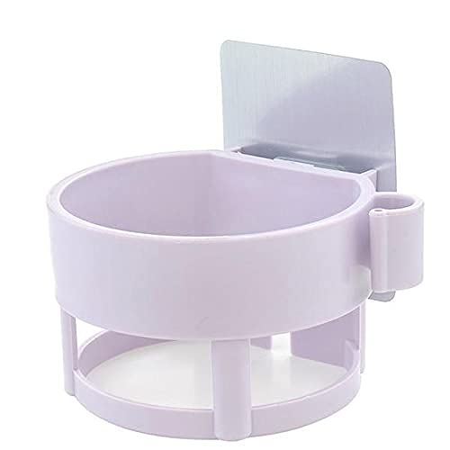 MANSTE ENTERPRISE Wall Mounted Adhesive Hair Dryer HolderHair Care Tools Organizer Stand - Image 1