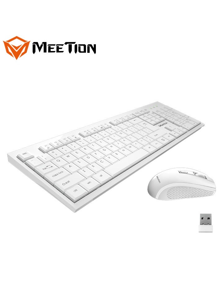 Meetion Meetion 2.4GHz Wireless Combo C4120little C4120 Little 2.4GHz USB Nano receiver Does coverage range up to 10m Mouse resolution 800/1200/1600dpi - Image 4