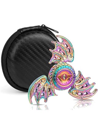 Dragon Fidget Spinner Toys for Kids Adults, Phoenix Fidgit Spinner Desk Toy Metal, Stress Relief Toys Spin Fidgets Hand Finger Spinners Toy Focus Fidgeting Tri Spinner Novelty Gift Prize with Case - pzsku/Z4093FDF2DA19996EEDFAZ/45/1750339599/b79543d5-2faf-444b-9e73-a80593a7cf57