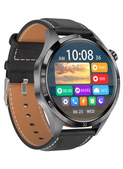 AROAQ Men's Smartwatch with IP68 Waterproof NFC AMOLED HD Screen 360x360 Heart Rate Monitor and Bluetooth Calling  - Image 1