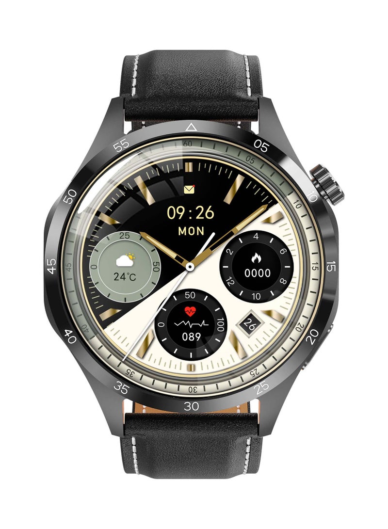 AROAQ Men's Smartwatch with IP68 Waterproof NFC AMOLED HD Screen 360x360 Heart Rate Monitor and Bluetooth Calling - Image 2