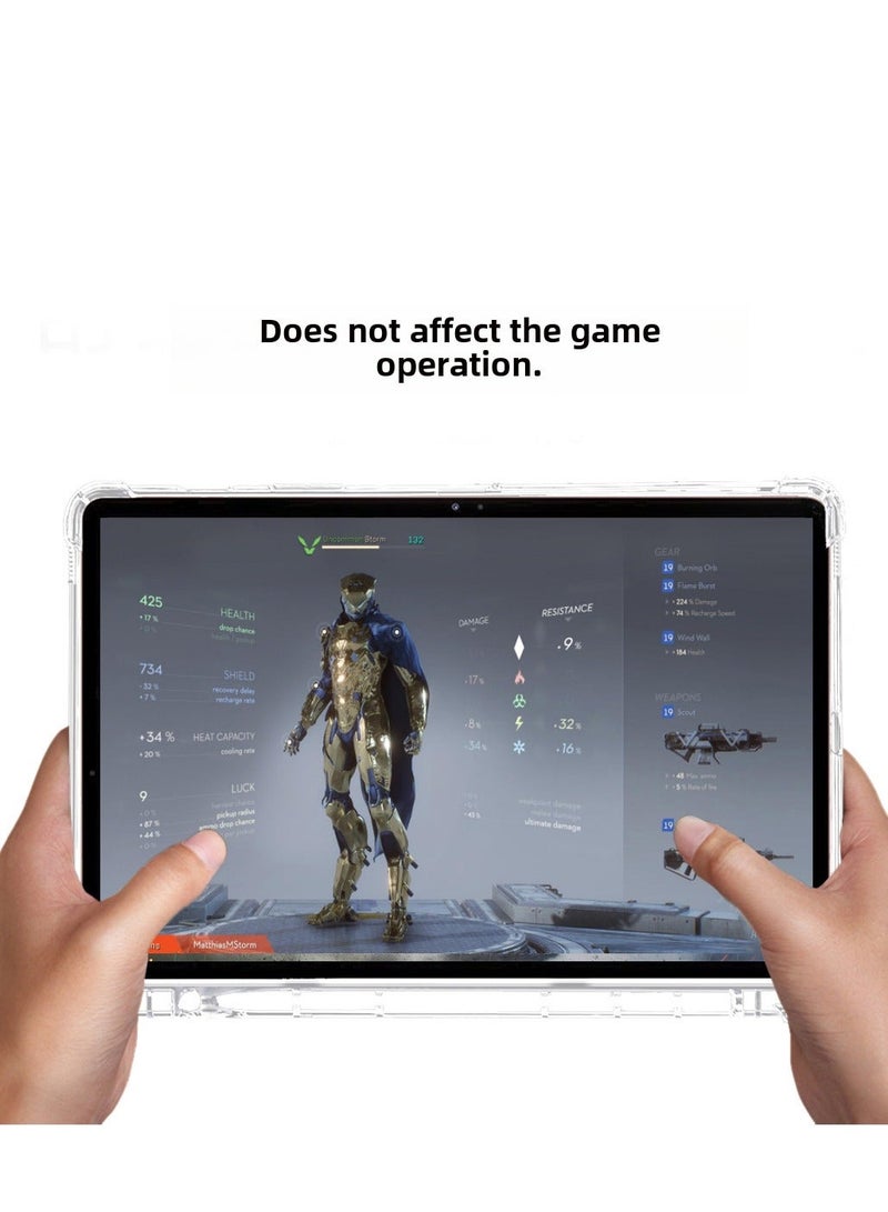 Raxoom Universal Samsung Galaxy Tab S9 Ultra 14.6-inch 2023, shockproof and impact-resistant, plastic protection, lightweight and yellowing resistant, also suitable for S8 Ultra 14.6 universal (transparent) - Image 4