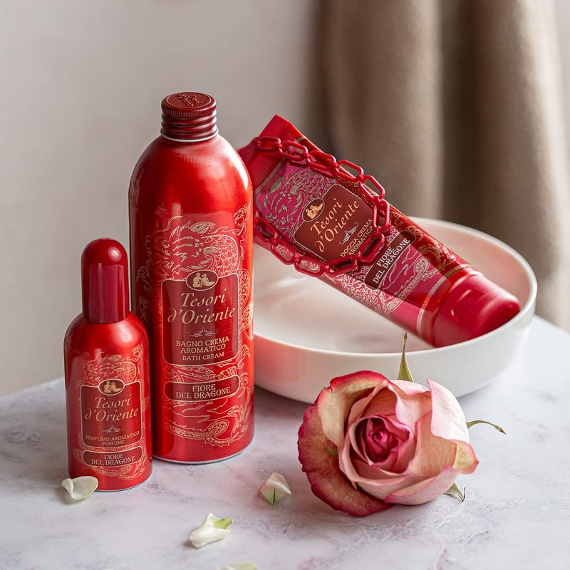 Tesori d'Oriente:"Fiore del Dragone" Shower Cream 8.45 Fluid Ounce (250ml) Packages [ Italian Import ] - Image 5