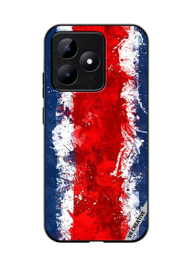 VR CREATIVE Protective Case Cover For Realme C53 Abstract Design Multicolour - Image 1