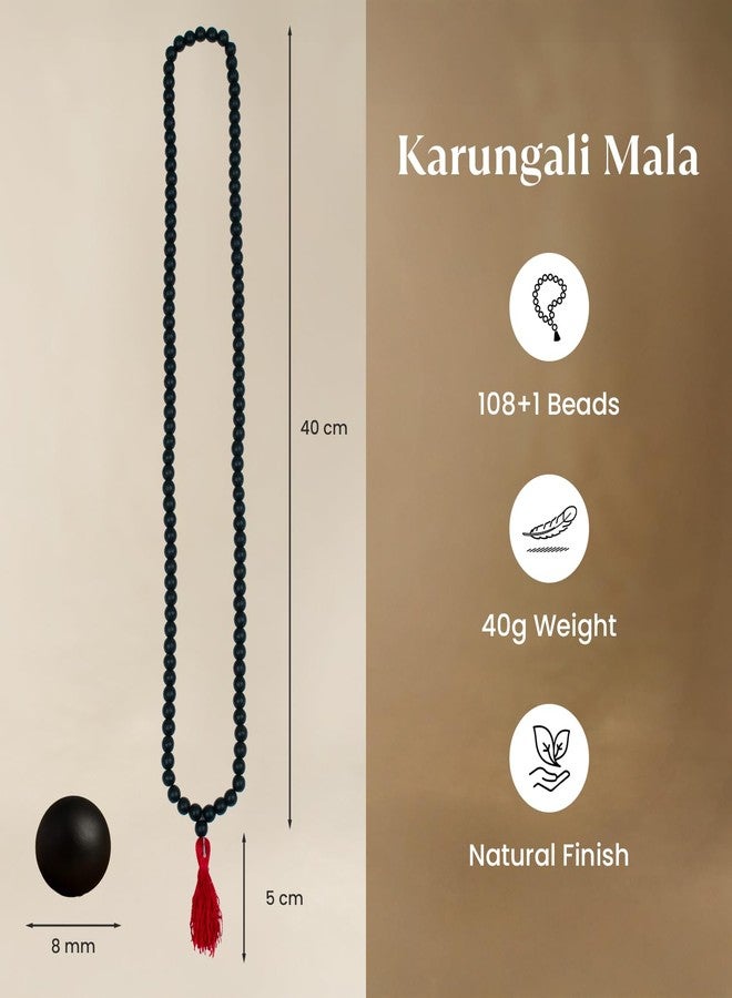 Astrotalk Certified 100% Natural Karungali Malai Original 108 Beads (8mm) | Blessings from Lord Murugan | Spiritual Mala for Peace, Power & Prosperity | Karungali Mala Original for Men & Women - Image 5