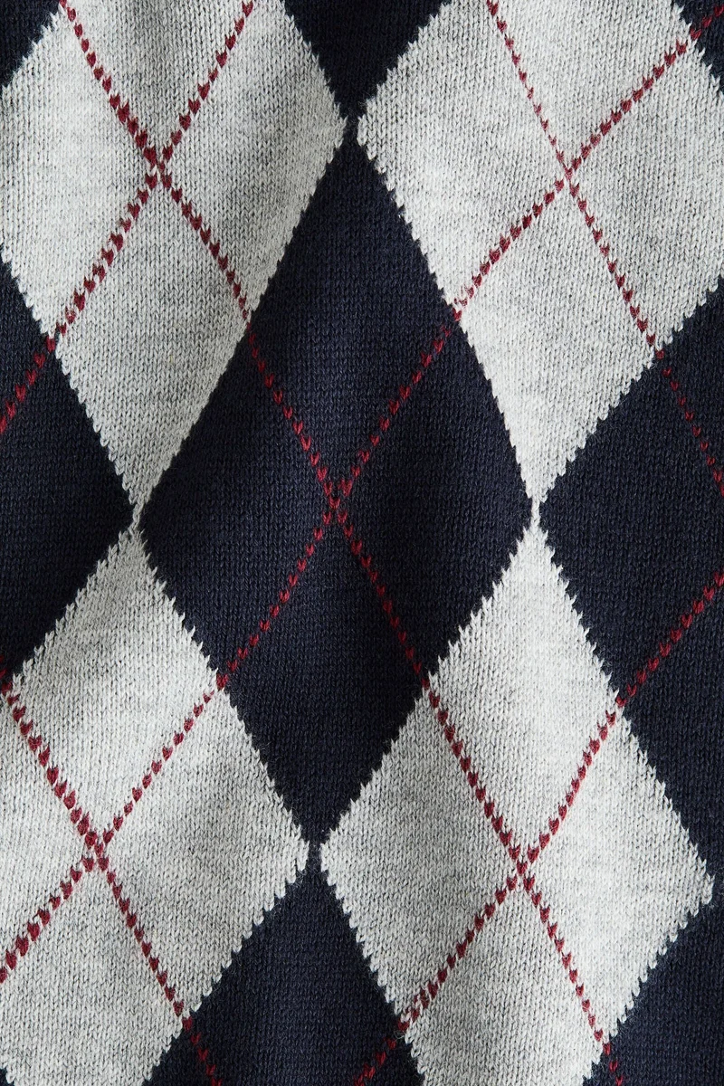 H&M 2-piece shirt and sweater vest set