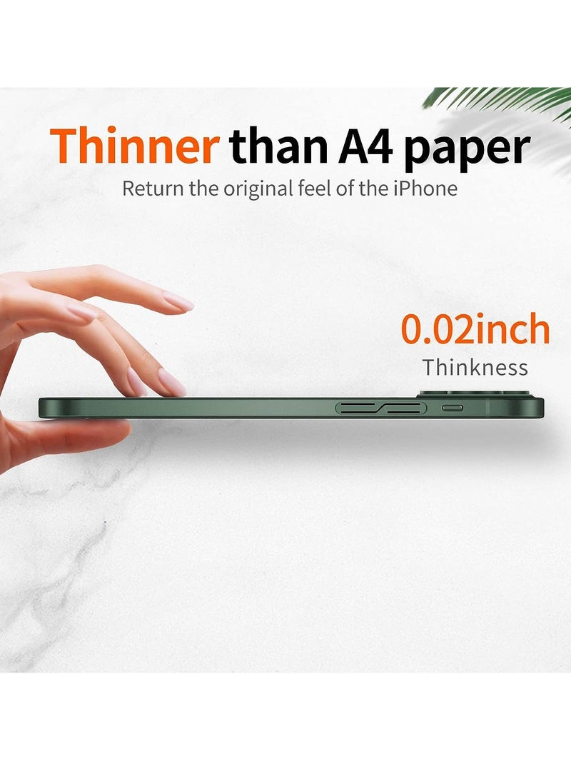 MUNTAQI iPhone 13 Pro Max Slim Case,Paper-Thin Matte Finish Skin Back Case [Anti-Fingerprints& Non Yellowing] Ultra Protective Cover - Image 2