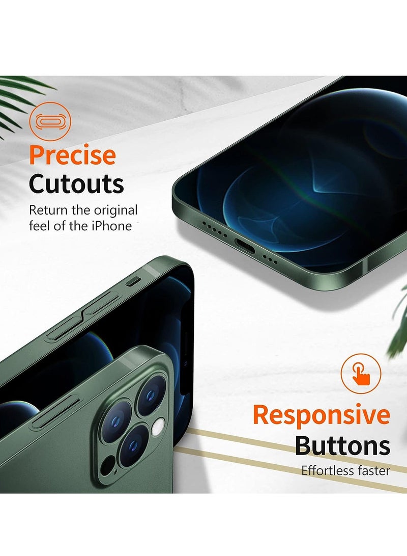 MUNTAQI iPhone 13 Pro Max Slim Case,Paper-Thin Matte Finish Skin Back Case [Anti-Fingerprints& Non Yellowing] Ultra Protective Cover - Image 5