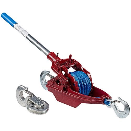 Wyeth 3 Ton Ratchet Puller With 35' Of 5/16" Amsteel Blue - Image 1