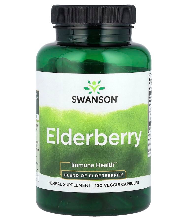 SWANSON Elderberry 120 Veggies Capsules