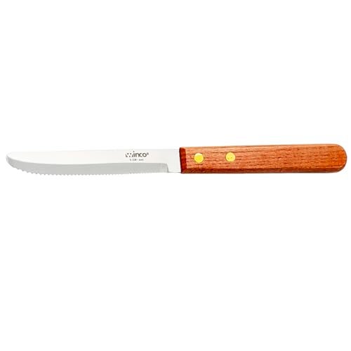 Winco Round Tip Steak Knife, 4 1/2-Inch - Image 1