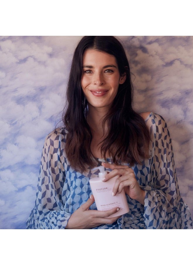 routine Moon Sisters 350Ml Natural Body Cream. Rose Neroli & Lavender. Botanicals No Synthetic Fragrance Vegan Clinically Tested Hands Body Signature Scent  - Image 3