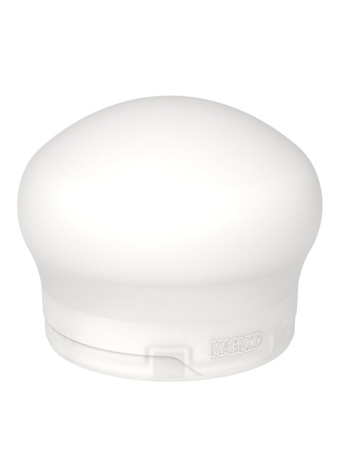 MagMod MagSphere XL, Durable & Easy to Use Flash Modifier - White, Silicone, Softbox Style with Reflector XL, MagRing 2 - Image 2