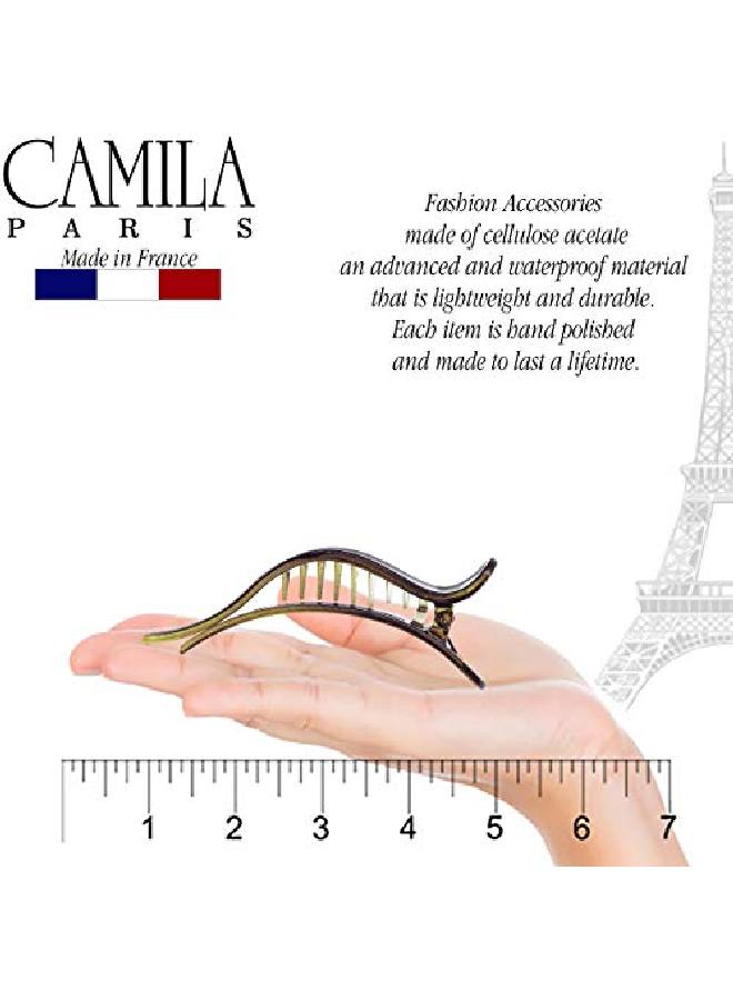 CAMILA Paris Cp922 French Hair Clip For Women Alligator Clip Duckbill Girls Hair Claw Clips Jaw Fashion Durable And Styling Hair Accessories For Women Strong Hold No Slip Grip Made In France - Image 4