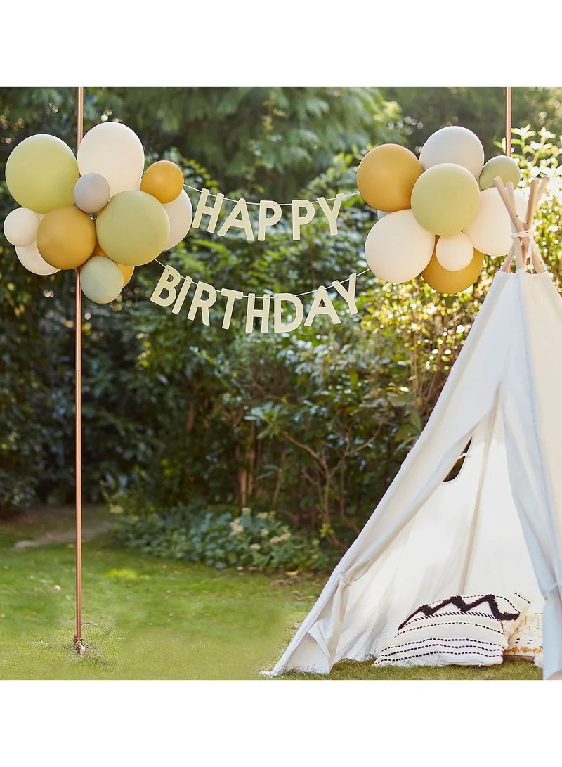 Ginger Ray Happy Birthday With Balloons Bunting