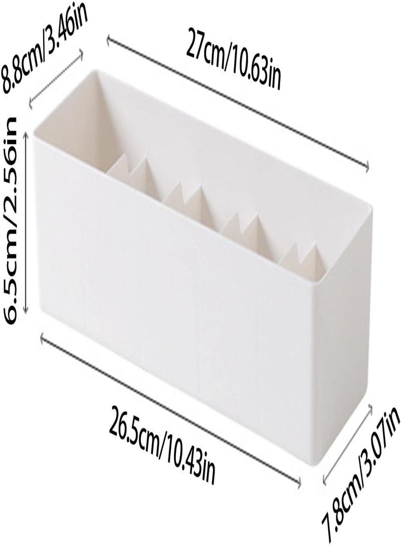 GGOOT Underwear Storage Organizer, 4 or 5 Compartments Drawer Organizer for Underwear, Durable Reliable Storage Boxes for Storing Socks, Underwear, Ties, Undergarment - Image 4