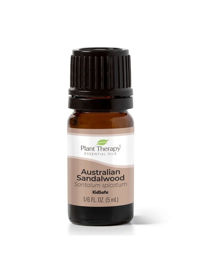 Plant Therapy Australian Sandalwood Essential Oil 100% Pure, Undiluted, Natural Aromatherapy for Diffusion and Body Care, Therapeutic Grade 5 mL (1/6 oz)  - Image 1