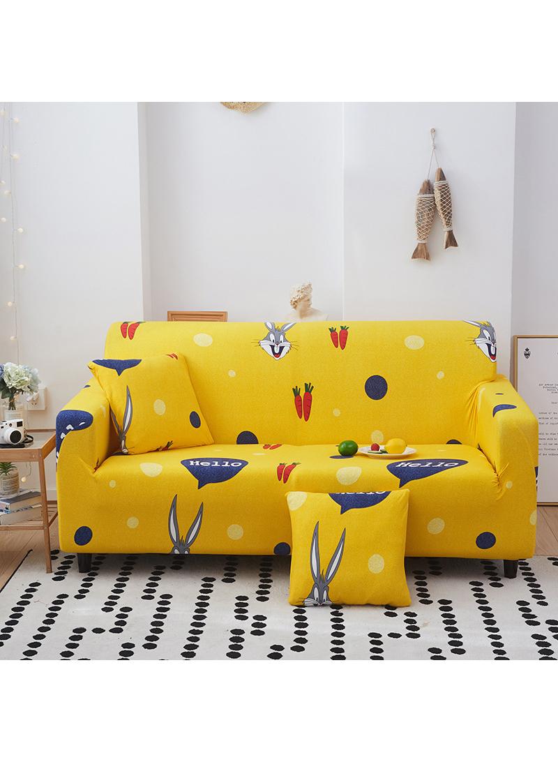Elastic sofa cover, fully covered sofa cover suitable for double sofa 145-180cm