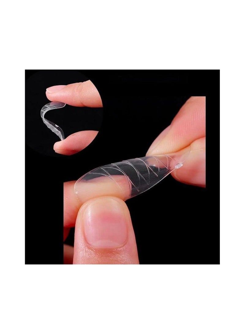 brunson أشكال أظافر مزدوجة لجيل البولي إكستينشن، نصائح مزيفة مسبقة الشكل مع مقياس 120 قطعة، أداة مانيكير لتمديد الأظافر، قوالب نصائح الأظافر، أظافر أكريليك، أظافر مزيفة، أداة مانيكير - Image 5