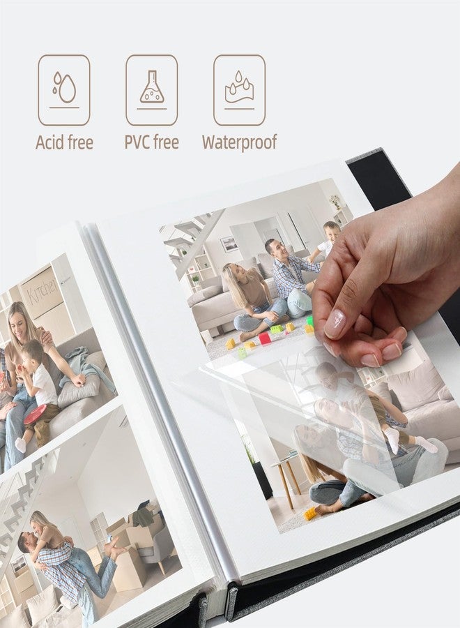 Vienrose Large Photo Album Self Adhesive for 4x6 5x7 8x10 Pictures Scrapbook Album DIY Scrap Book 40 Sticky Pages with A Metallic Pen Beige - Image 4