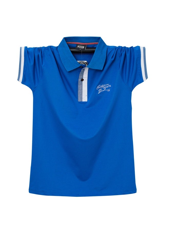 POLO Summer Loose Polo Shirt Men Casual Short Sleeve Polo Shirts Cotton Fashion Breathable Tops Male - Image 1