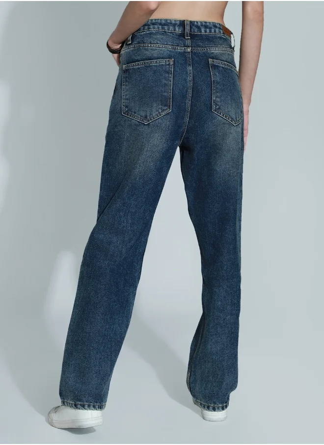 HIGH STAR women Indigo Jeans