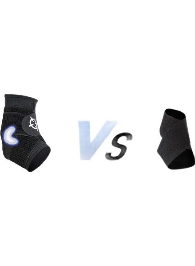 RIGORER  Zhunzhe Ankle Brace, Professional Basketball Protection, Rehabilitation, Running, Fitness, Sports Ankle Support, For Men And Women, Single Pack, 502-1, Black, Size S - Image 2