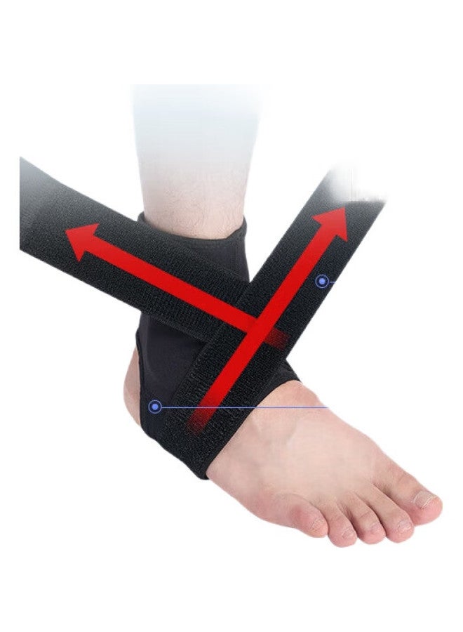 RIGORER  Zhunzhe Ankle Brace, Professional Basketball Protection, Rehabilitation, Running, Fitness, Sports Ankle Support, For Men And Women, Single Pack, 502-1, Black, Size S - Image 3