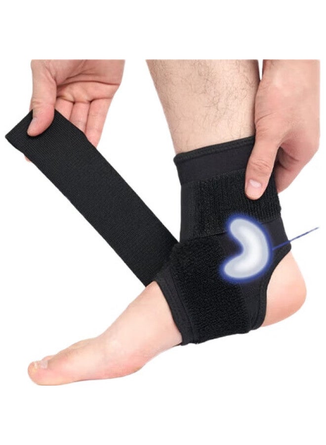 RIGORER  Zhunzhe Ankle Brace, Professional Basketball Protection, Rehabilitation, Running, Fitness, Sports Ankle Support, For Men And Women, Single Pack, 502-1, Black, Size S - Image 1