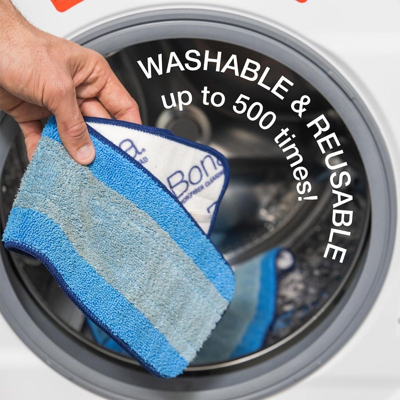 BONA Microfiber Pad 3-Pack includes Dusting, Cleaning, and Deep Cleaning Pad, for Hardwood and Multi-Surface Floors, fits Family of Mops - Image 5