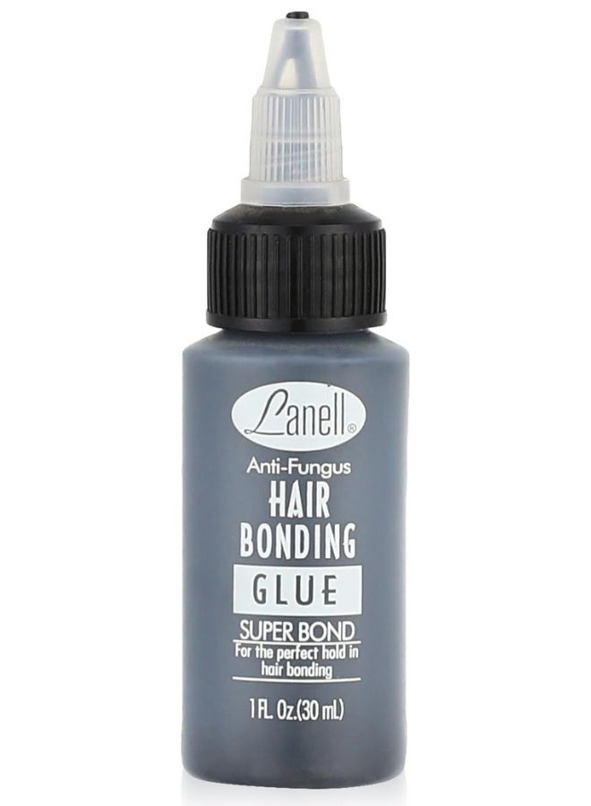 لانيل غراء لانيل لربط الشعر، مضاد للفطريات، فائق الثبات، لربط مثالي، غراء شعر سريع النسج، 1 أونصة - غراء احترافي لربط وصلات الشعر | ثبات قوي، تركيبة مقاومة للماء وغير ضارة | سهل الاستخدام مع فوهة دقيقة - Image 1